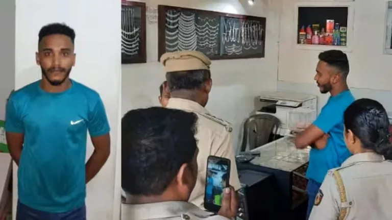 മേശപ്പുറത്ത് സ്വർണ്ണം, ജനൽ വഴി കൈക്കലാക്കി; വീട്ടമ്മയുടെ താലിമാല മോഷ്ടിച്ച അയൽവാസി പിടിയിൽ