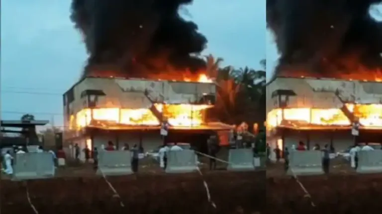 മലപ്പുറത്ത് വ്യാപര സ്ഥാപനത്തിൽ വൻ തീപിടിത്തം