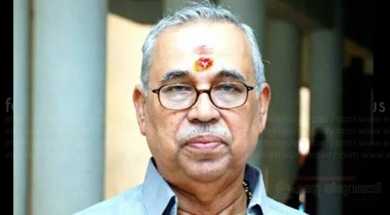 മുതിര്‍ന്ന ബിജെപി നേതാവ് പി.പി.മുകുന്ദന്‍ അന്തരിച്ചു