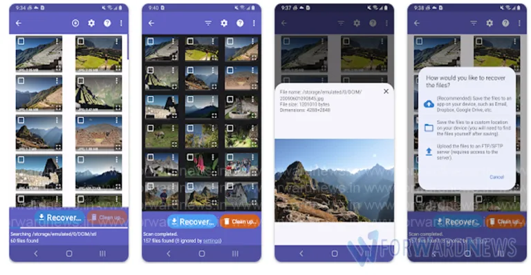 Free Data Recovery Mobile Application