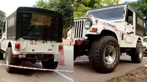 ജീപ്പിന് നേരെ പെട്രോള്‍ ബോംബേറ്; സംഭവം മെഡിക്കല്‍ കോളേജിന് സമീപം