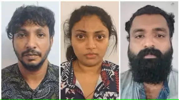 കൊച്ചിയിൽ വൻ മയക്കുമരുന്ന് വേട്ടയില്‍ യുവതി ഉൾപ്പെടെ മൂന്ന് പേരെ പൊലീസ് പിടികൂടി