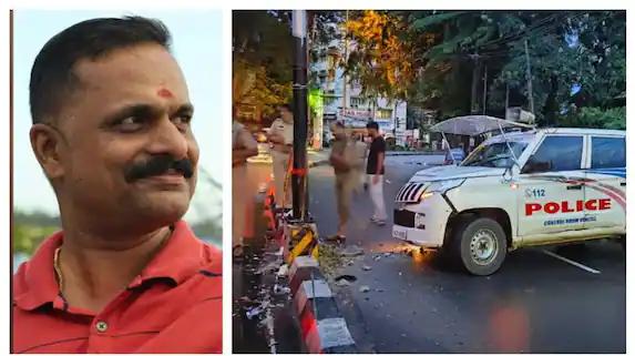 പൊലിസ് വാഹനം അപകടത്തിൽപ്പെട്ട് പൊലീസ് ഉദ്യോഗസ്ഥന് ദാരുണാന്ത്യം