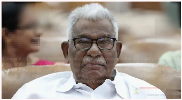 കോൺഗ്രസ് നേതാവും മുൻ മന്ത്രിയുമായിരുന്ന കെ.പി. വിശ്വനാഥൻ അന്തരിച്ചു