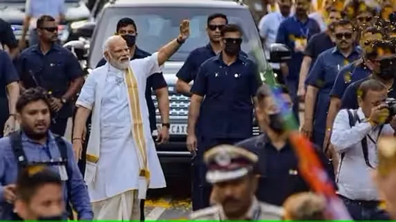 പ്രധാനമന്ത്രി ഇന്ന് കേരളത്തിൽ; ഒന്നര കി.മീ റോഡ് ഷോ, തൃശൂർ ന​ഗരം സുരക്ഷാ വലയത്തിൽ
