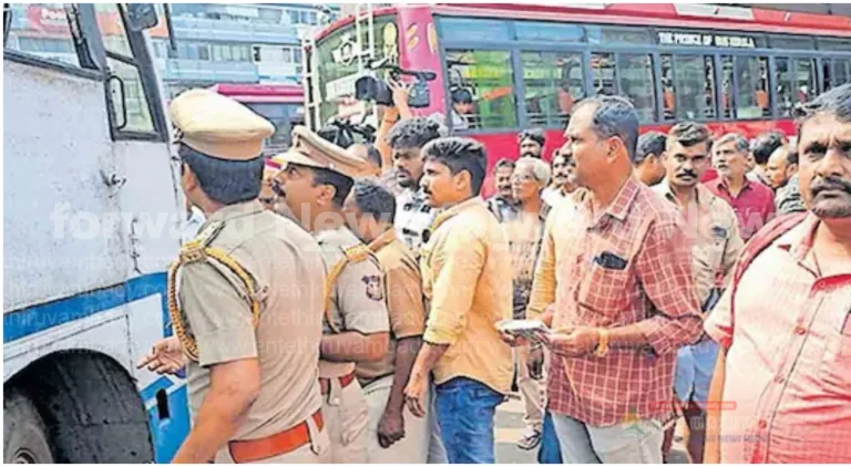 ബസുകളിലെ നിയമലംഘനം; ആർടിഒ ഒരു ലക്ഷം പിഴ ഈടാക്കി