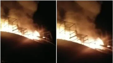ബേപ്പൂരിൽ ബോട്ടിന് തീപിടിച്ചു