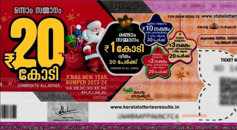 ശബരിമലക്ക് വന്നപ്പോള്‍ ടിക്കറ്റ് എടുത്തു; 20 കോടിയുടെ ഭാഗ്യവാന്‍ ; പോണ്ടിച്ചേരി സ്വദേശി 33 കാരന്‍