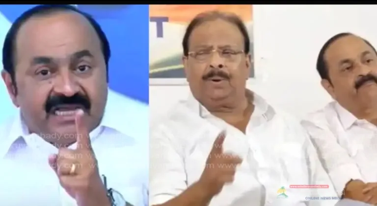 സതീശനെ തെറിവിളിച്ച്‌ സുധാകരൻ; ക്യാമറയ്ക്കും മൈക്കിനും മുന്നില്‍ വീണ്ടും കുടുങ്ങി കെപിസിസി പ്രസിഡൻ്റ്