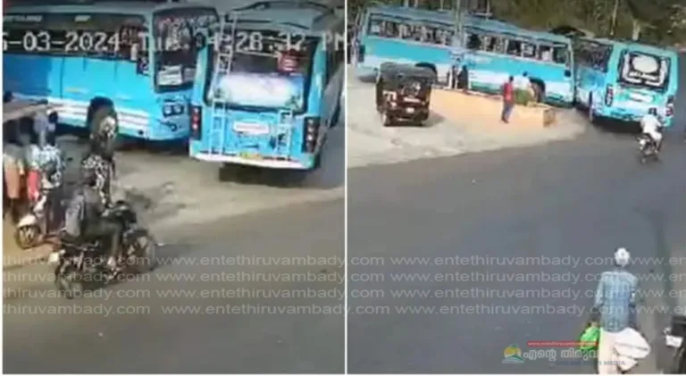 ‘മുഹബത്തി’ലേക്ക് ഇടിച്ചു കയറ്റി ‘മലബാര്‍’; യാത്രക്കാരുടെ ജീവന്‍ പന്താടി സ്വകാര്യ ബസ് ജീവനക്കാര്‍, അറസ്റ്റ്