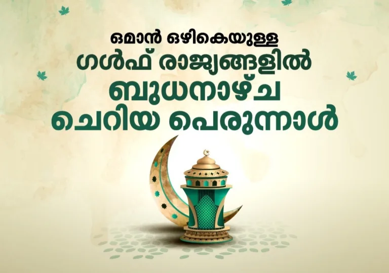 മാസപ്പിറവി കണ്ടില്ല;ഗൾഫ് രാജ്യങ്ങളിൽ പെരുന്നാൾ മറ്റന്നാൾ