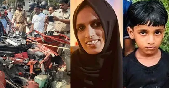 ലോറിക്ക് പിന്നിൽ കാറിടിച്ചു ഉമ്മയും മകനും മരിച്ചു.