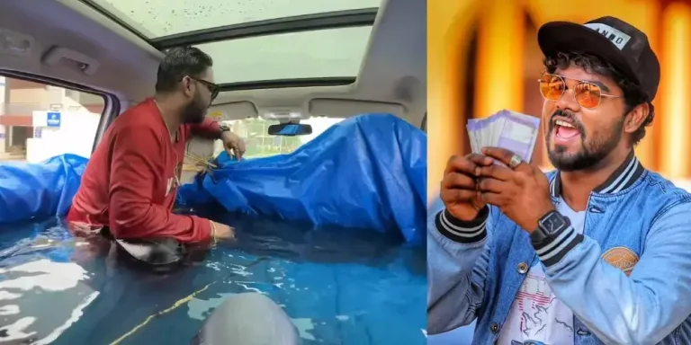 കാറിൽ നീന്തൽക്കുളമൊരുക്കി യാത്ര; സഞ്ജു ടെക്കിയുടെ കാറിന്റെ രജിസ്‌ട്രേഷൻ റദ്ദാക്കി