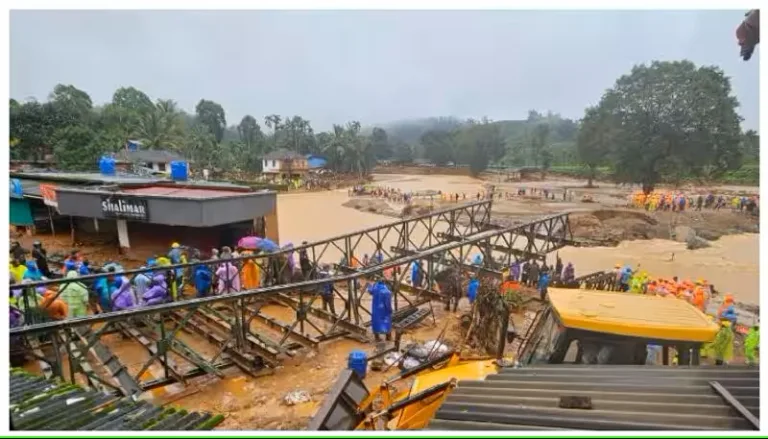 ബെയ്‍ലി പാലം ഒരുങ്ങുന്നു; രക്ഷാപ്രവര്‍ത്തനം ഏകോപിപ്പിച്ച് സൈന്യം, ദുരന്തഭൂമിയിലേക്ക് കൂടുതല്‍ സഹായങ്ങള്‍