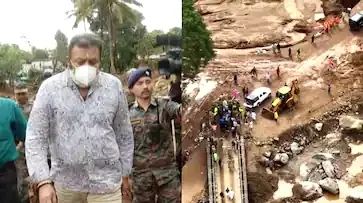 കേന്ദ്ര മന്ത്രി സുരേഷ് ഗോപി ദുരന്തഭൂമിയിൽ