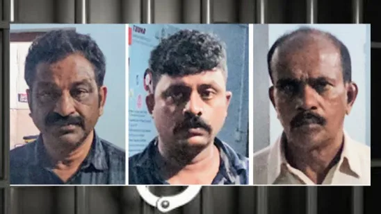 കെഎസ്‌ആർടിസി ബസിലെ സ്വര്‍ണക്കവര്‍ച്ച ; 3 പേർ അറസ്‌റ്റിൽ