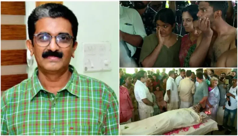 നവീൻ ബാബുവിന് കണ്ണീരോടെ വിട; എല്ലാം ഉള്ളിലൊതുക്കി അന്ത്യകർമ്മങ്ങൾ ചെയ്ത് പെൺമക്കൾ