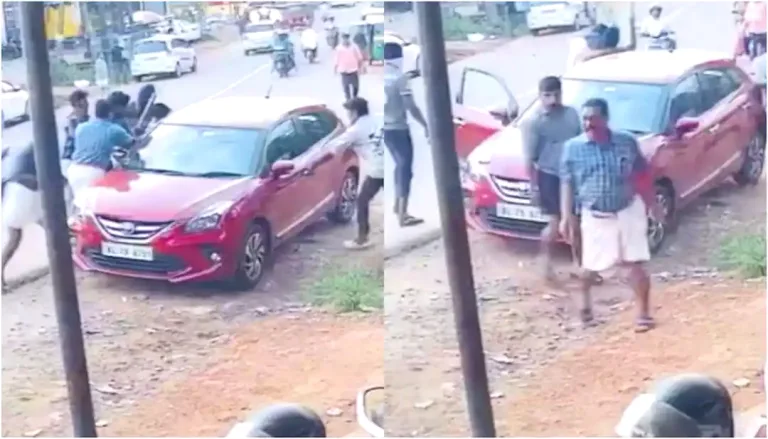 കാറിലിരിക്കുകയായിരുന്ന യുവാവിനടുത്തേക്ക് പത്തോളം പേർ; വിളിച്ച് പുറത്തിറക്കി ക്രൂര മർദനം, കേസ്