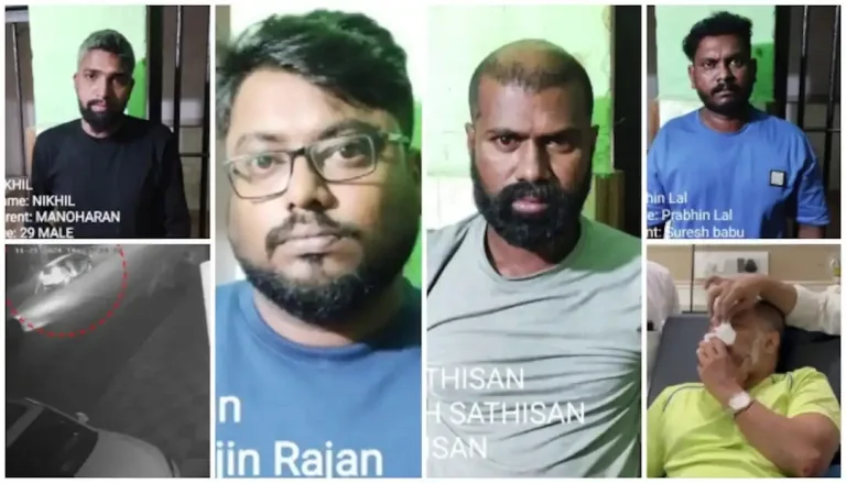 സ്വർണ്ണ കവർച്ച: നാല് പേർ പിടിയിൽ, ചോദ്യം ചെയ്യൽ തുടരുന്നു, സംഘത്തിൽ ഒമ്പത് പേർ