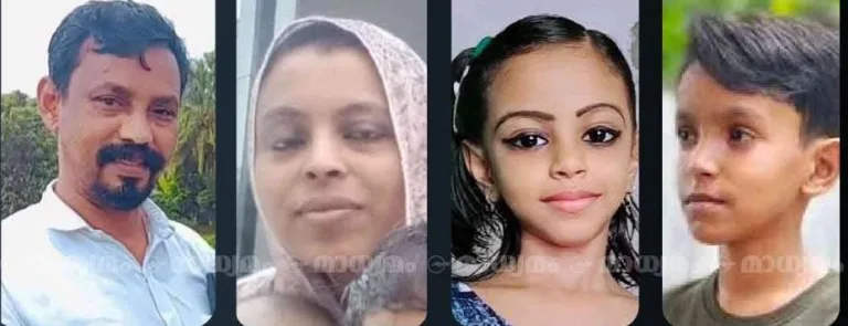 ഭാരത പുഴയിൽ ഒഴുക്കിൽപ്പെട്ട് ഒരു കുടുംബത്തിലെ നാല് പേർ മരിച്ച സംഭവം; പോസ്റ്റുമോർട്ടം ഇന്ന്.