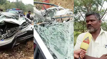 നിർത്തിയിട്ട ലോറിയുടെ പിന്നിലേക്ക് കാർ ഇടിച്ചുകയറി; ഒരാൾ മരിച്ചു, മറ്റൊരാൾക്ക് ഗുരുതര പരിക്ക്