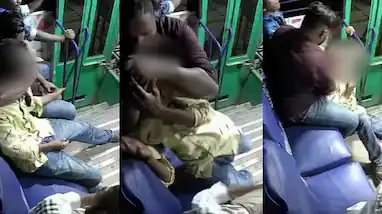 സ്വകാര്യ ബസിൽ യാത്രക്കാരന്റെ ഗുണ്ടായിസം; കഴുത്ത് ഞെരിച്ചും മുഖത്തടിച്ചും അക്രമം, തർക്കം തോളിൽ കൈ വെച്ചതിന്