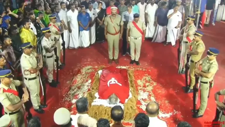 സഖാവ് വി എസ് ഇനി ജ്വലിക്കുന്ന സ്മരണ