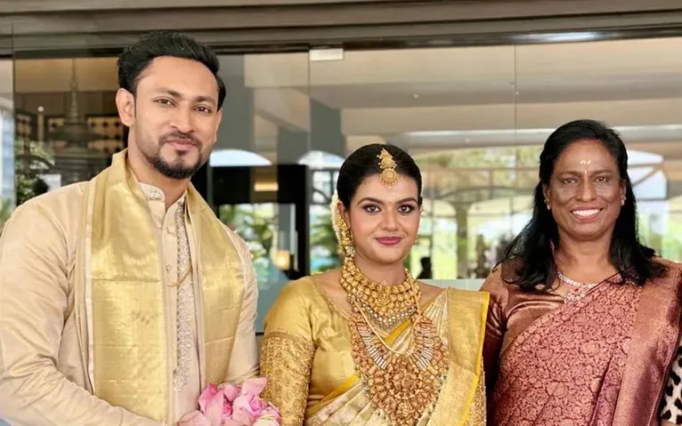 പി.ടി ഉഷയുടെ മകന്‍ ഉജ്ജ്വല്‍ വിവാഹിതനായി