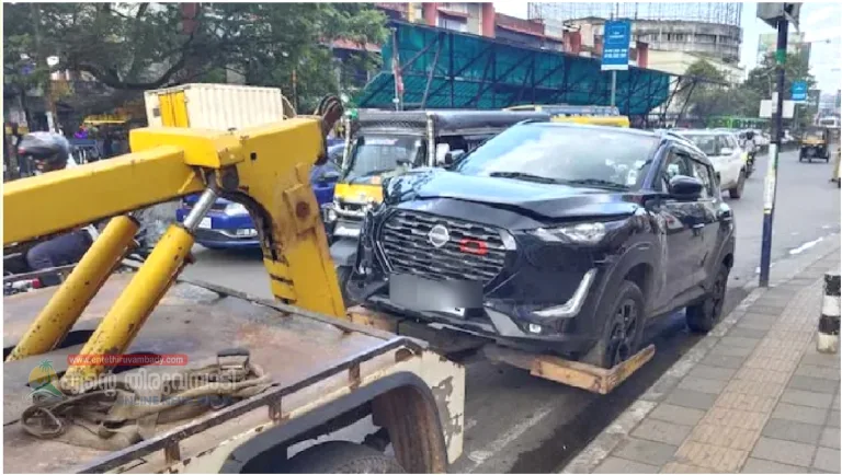 കോഴിക്കോട്ട് സീബ്രാ ലൈനിലൂടെ റോഡ് മുറിച്ചുകടക്കുമ്പോൾ കാർ ഇടിച്ചു കയറി; ഒരു മരണം