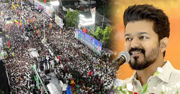 വിജയ് നയിച്ച റാലിയിൽ തിക്കും തിരക്കും; 21 മരണം, നിരവധി പേർ കുഴഞ്ഞുവീണു