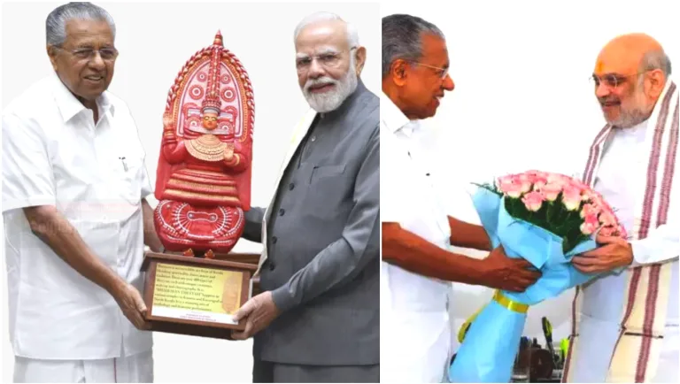 പ്രധാനമന്ത്രി നരേന്ദ്ര മോദി ഉള്‍പ്പെടെ അഞ്ച് കേന്ദ്രമന്ത്രിമാരെ നേരില്‍ കണ്ട് മുഖ്യമന്ത്രി പിണറായി വിജയൻ