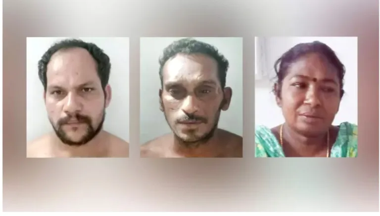 പിടിച്ചുപറി; സ്ത്രീയടക്കം മൂന്നുപേർ പിടിയിൽ