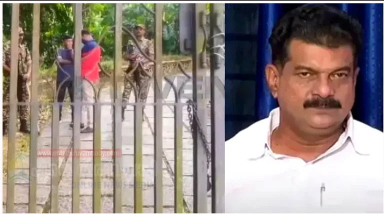 പി.വി അൻവറിന്റെ വീട്ടില്‍ ഇഡി റെയ്ഡ്