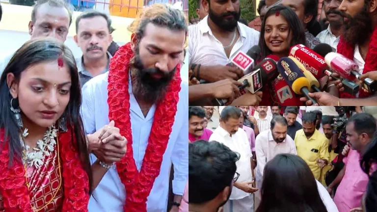 ‘പ്രണയ സാഫല്യത്തിന് കേരളത്തിന് നന്ദി’; വിവാഹ ശേഷം മൊണാലിസയുടെ ആദ്യ പ്രതികരണം