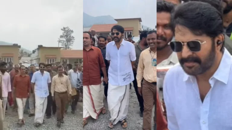 ഞാൻ കാണാൻ വന്നതാ..; വയനാട് ടൗൺഷിപ്പിൽ എത്തി മമ്മൂട്ടി, ആശ്വാസ വാക്കുകളേകി മടക്കം