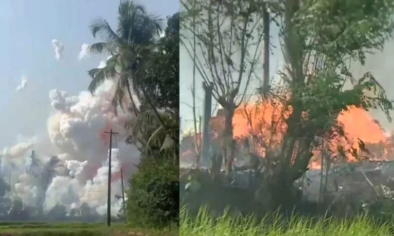 തൃശൂർ വെടിക്കെട്ട് പുരയിലെ സ്‌ഫോടനം; 14 ലക്ഷം രൂപ ധനസഹായം പ്രഖ്യാപിച്ച് സംസ്ഥാന സർക്കാർ