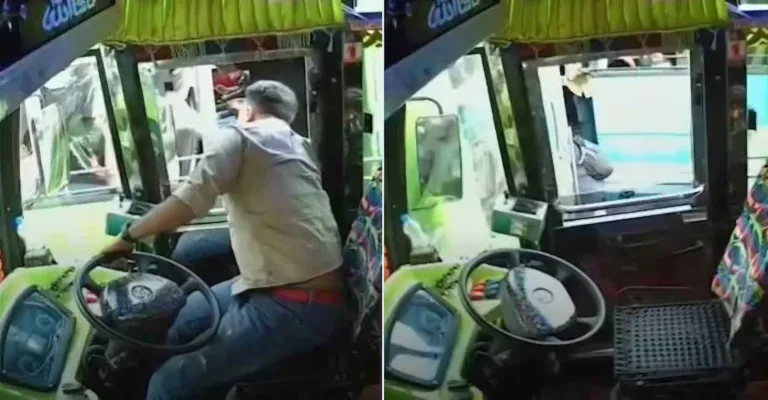 ജീവനക്കാർ തമ്മിൽ തർക്കം; പിന്നിലേക്ക് ഓടിച്ച് ബസിൽ ഇടിപ്പിച്ചു,
