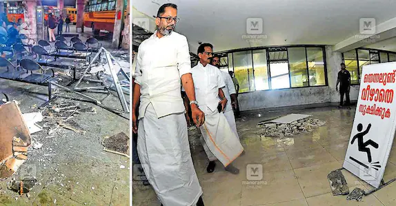 ഭീകര സ്വപ്നം പോലെ കോഴിക്കോട് കെഎസ്ആർടിസി ബസ് സ്റ്റാൻഡ്; കയറി നിൽക്കാനും ഇപ്പോൾ പേടിക്കണം.