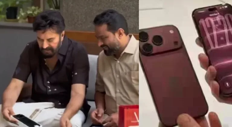 ഏറ്റവും പുതിയ ഐ ഫോൺ 18 പ്രൊമാക്സ് സ്വന്തമാക്കി മമ്മൂട്ടി